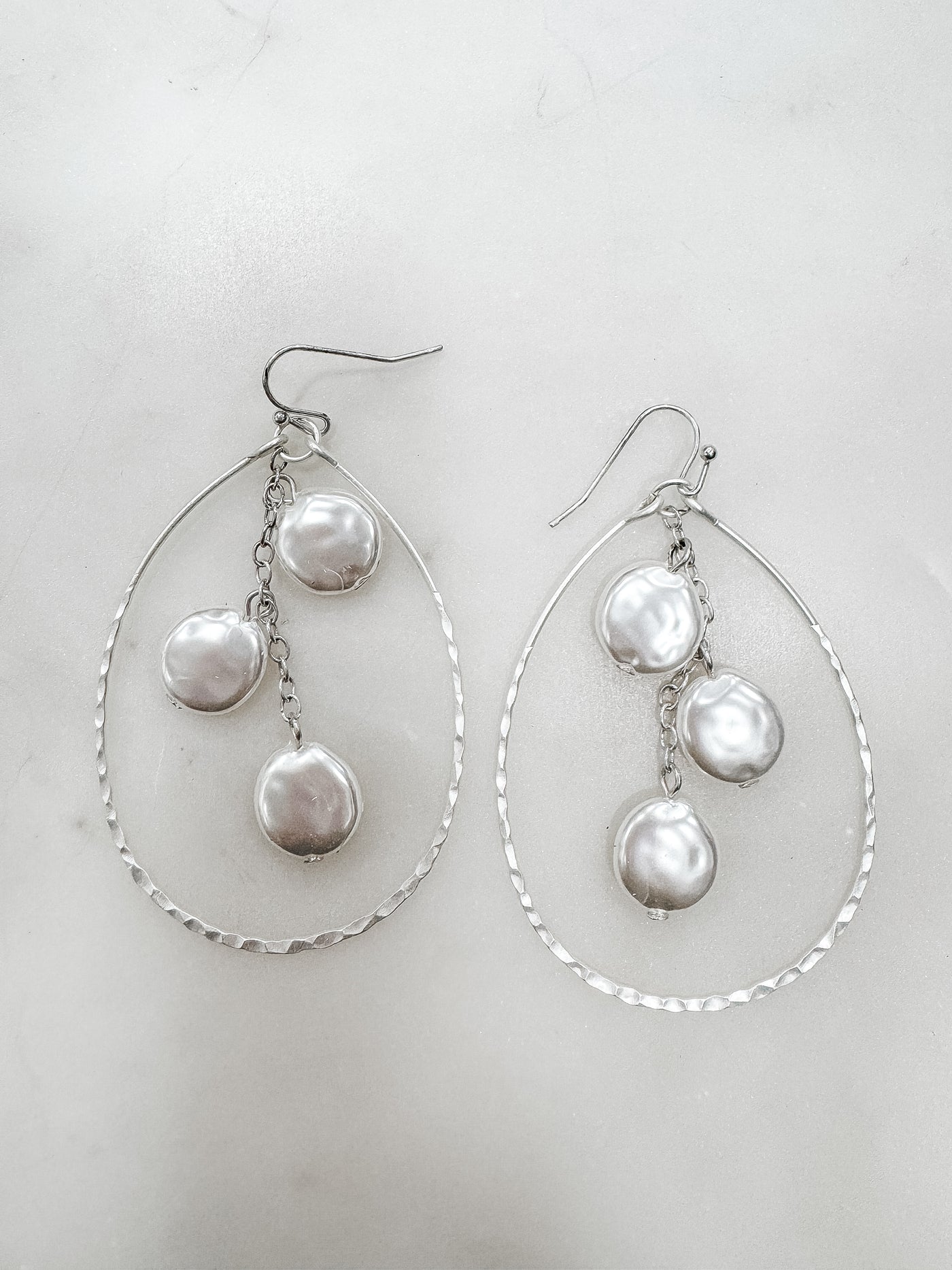 Take It Home Teardrop and Pearl Earrings