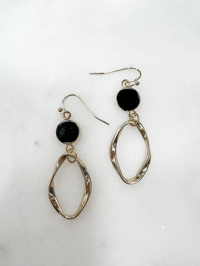 If You Know Us Stone and Twist Dangle Earrings