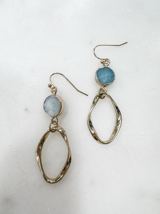 If You Know Us Stone and Twist Dangle Earrings