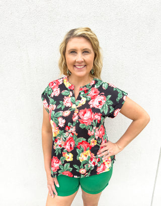 Garden Escapade Floral Blouse