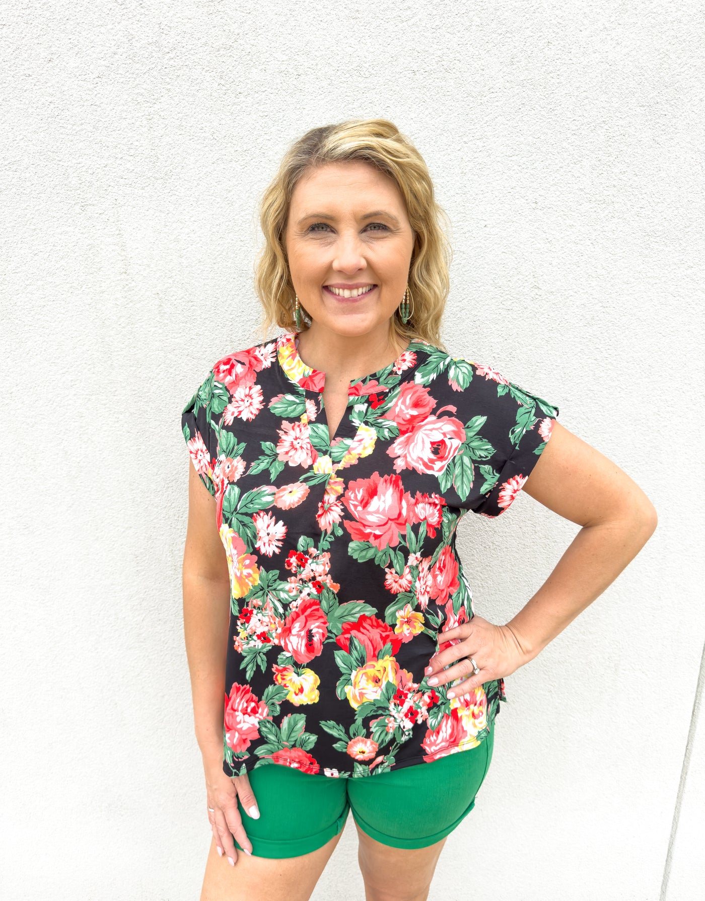 Garden Escapade Floral Blouse