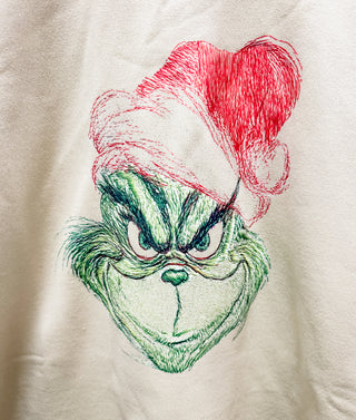 FINAL SALE: A Grinchy Holiday Mugshot Sweatshirt