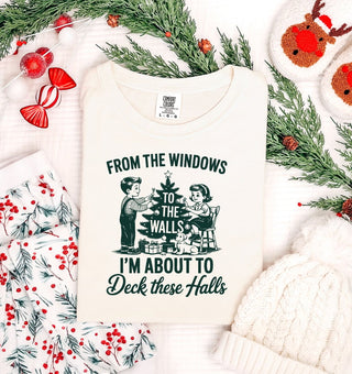 PREORDER: About To Deck The Halls Holiday T-Shirt