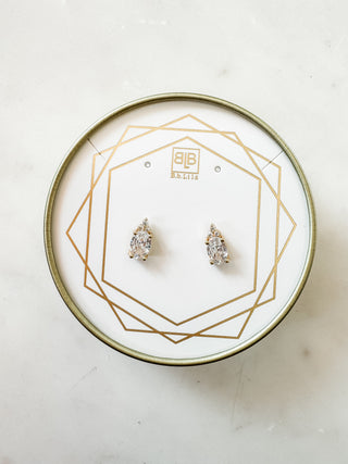 B.b.Lila Perfect Cut Studs