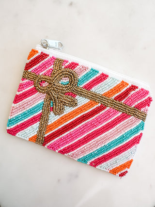 Give A Glam Seed Bead Coin Bag