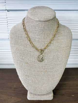 Time to Thrive Coin Charm Necklace