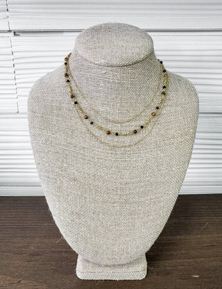 Remarkable Beauty Triple Chain Necklace