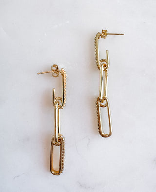 B.b.Lila Link It Up Earrings