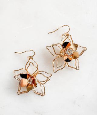 Fancy Up Floral Dangle Earring