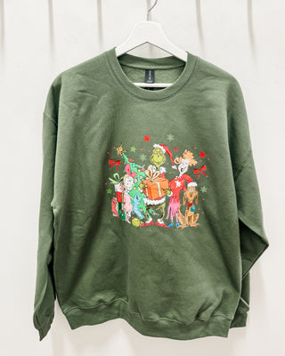 It's Grinch Season Holiday Sweatshirt