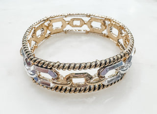 Glamour Links Stretch Bracelet