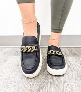 Chain Reaction Slip On - Black