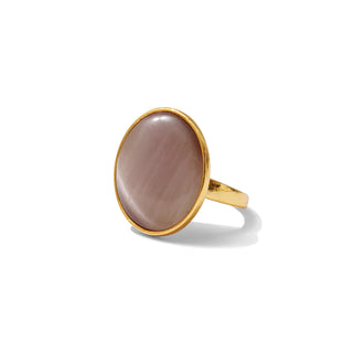 Round Stone Adjustable Ring