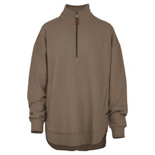Sojourn Quarter Zip Melange Poncho Fleece