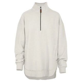 Sojourn Quarter Zip Melange Poncho Fleece