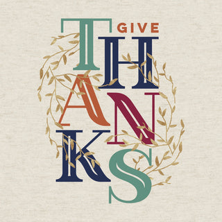 Give Thanks Melange Poncho Fleece
