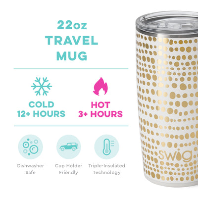 SWIG - Glamazon Gold 22oz Travel Mug