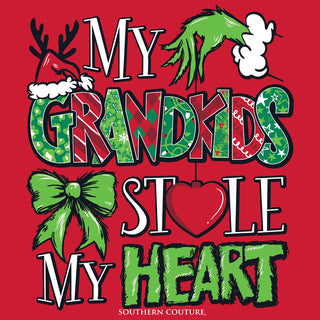 My Grandkids Stole My Heart Graphic T-Shirt