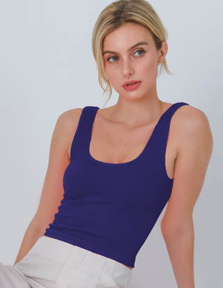 Reversible Ribbed Crop Top