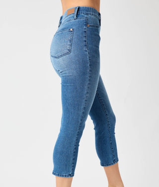 Judy Blue HW Perfect Vision Denim Capri