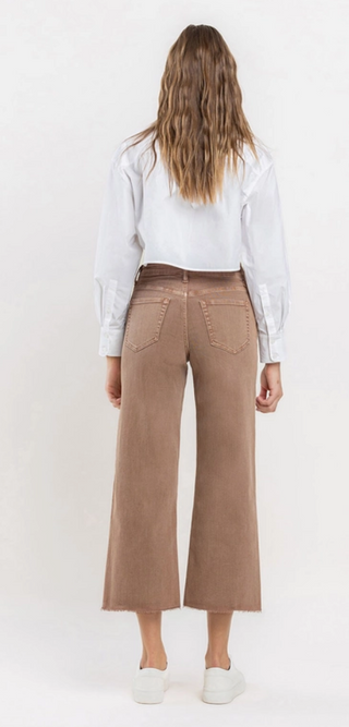 Lovervet HR Hazy Days Crop Wide Leg Jeans