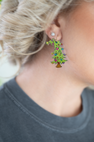 Trimmed In Festive Cheer Earring