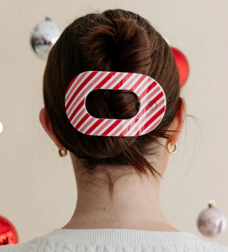 Teleties Flat Round Clip - Holiday