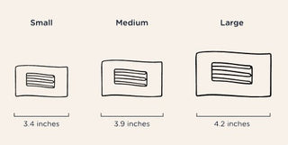 TELETIES Flat Square Hair Clip- Holiday