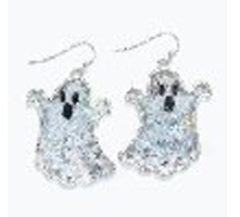 Spooky season just got a little more sparkly! Our Boo-tiful Sparkle Ghost Earrings feature adorable shimmering ghost dangles with tiny black facial details for a playful Halloween look.

Sparkling silver ghost design
Black facial detailing
Lightweight dangle style
Fish hook backing
Fun statement without being too oversized
Perfect for Halloween parties, spooky-season outfits & gifting

A little boo + a lot of sparkle! 👻✨