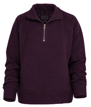 Josephine Quilted Quarter Zip Fleece