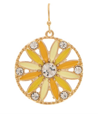 Disco Daisy Gem Earring