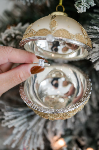 Champagne Gold Forever Ornament Keepsake