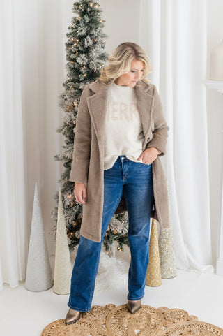 TRIBAL The Teddy Faux Fur Longline Coat