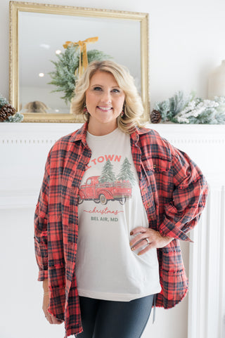 Small Town Christmas Graphic Tee