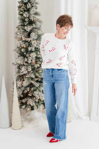 MICA: Easy To Style Super Stretch HR Wide Leg Jeans