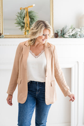 Satin Authority Blazer