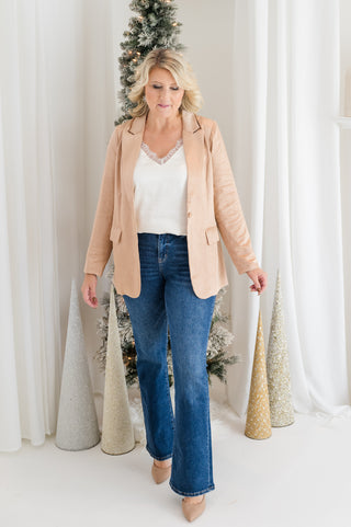 Satin Authority Blazer