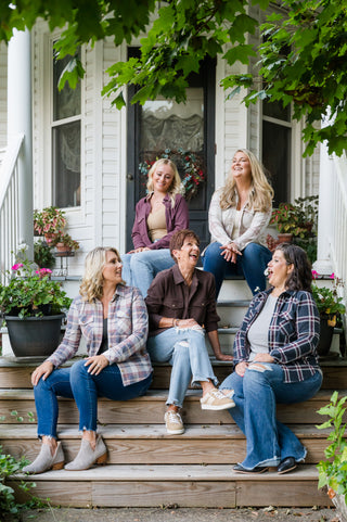 The Cassian Plaid Button Down Shacket