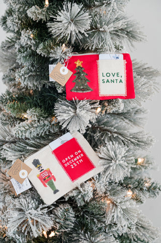 Holiday Sequin Zipper Pouches