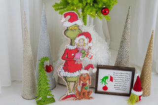 Grinch And Friends Holiday Floor Easel