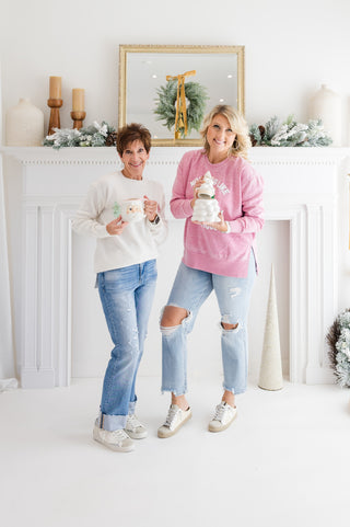 Sweet Grace White Holiday Tree Candle