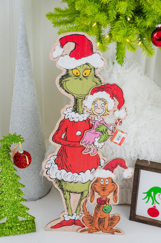 Grinch And Friends Holiday Floor Easel