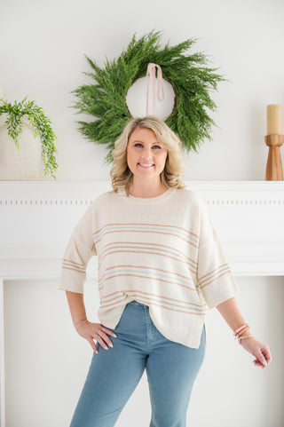 Graceful Calm Stripe Sweater