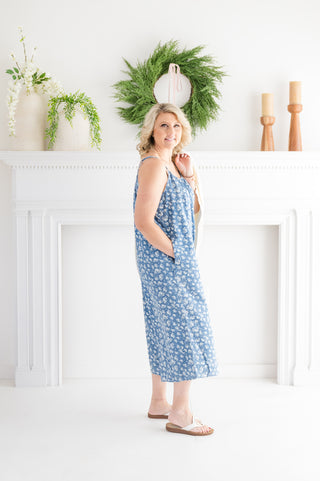 Polished Grace Floral Print Jumpsuit