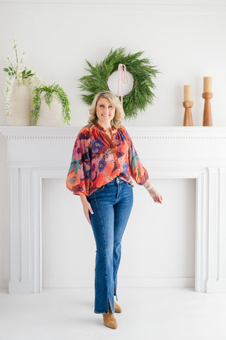 Fashion Category Floral Blouse