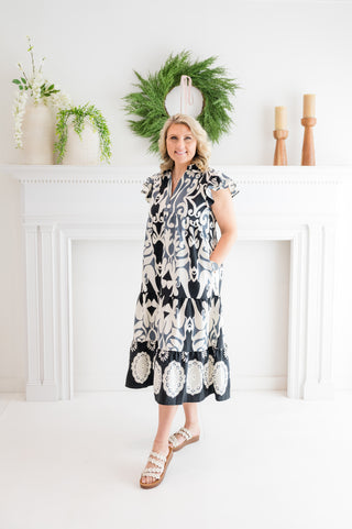 Sweet Contrast Dress