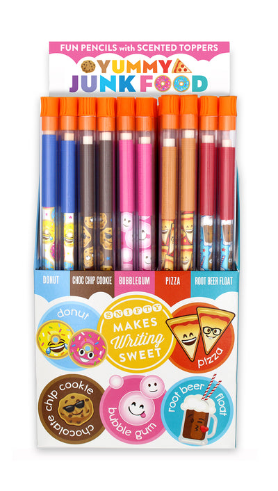 Fun Pencils With Scented Toppers
