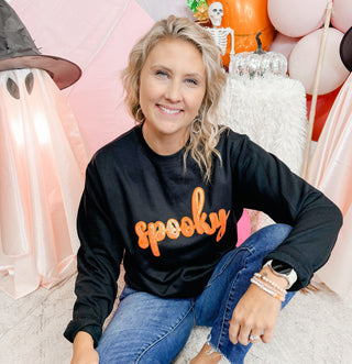 FINAL SALE: Spooky Sequin Sweatshirt