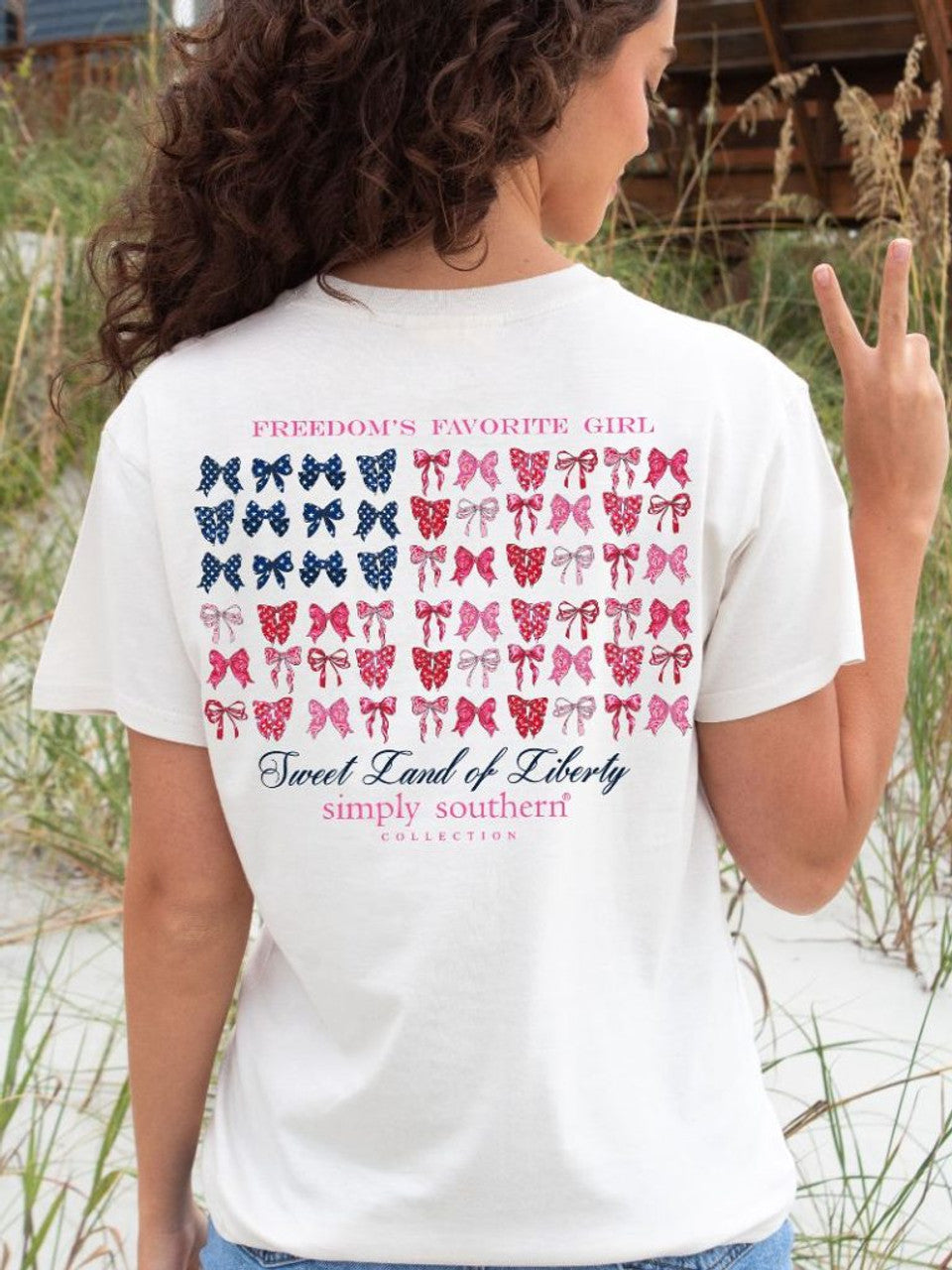 Simply Southern "Freedom's Favorite Girl" Tee