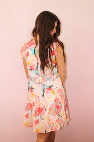 Step Into Beauty Floral Dress